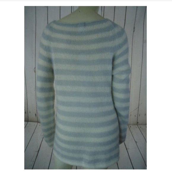 J. Crew Sweater M Sheer Pullover AcrylicMohairWool - Picture 7 of 7